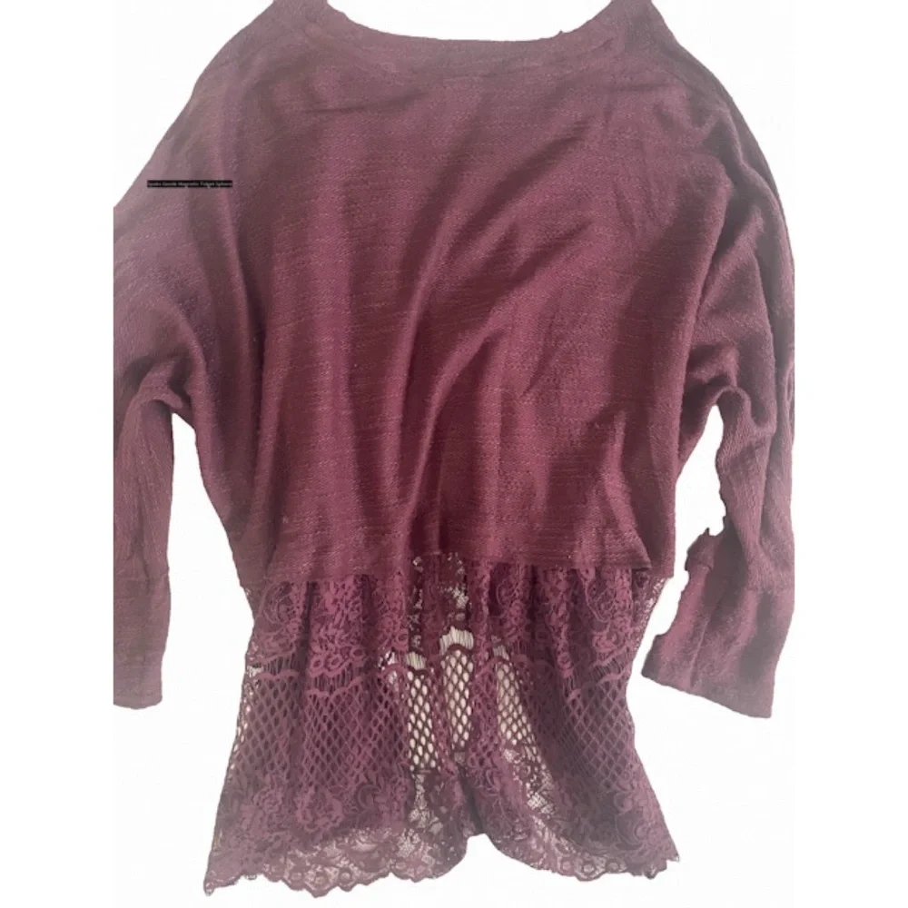 Knox Rose Red Ruffled Cardigan - Picture 3 of 7